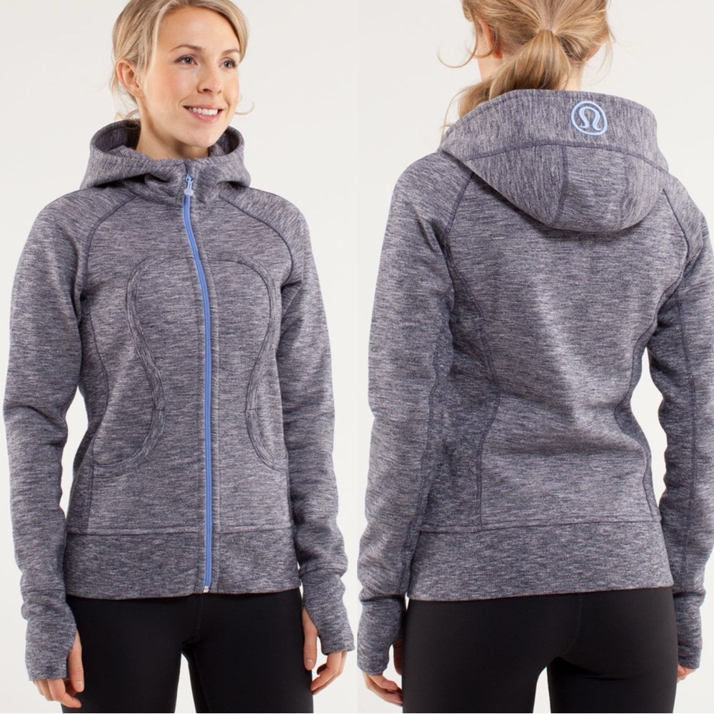 Lululemon Scuba Hoodie Deep Indigo W4900S Size 6